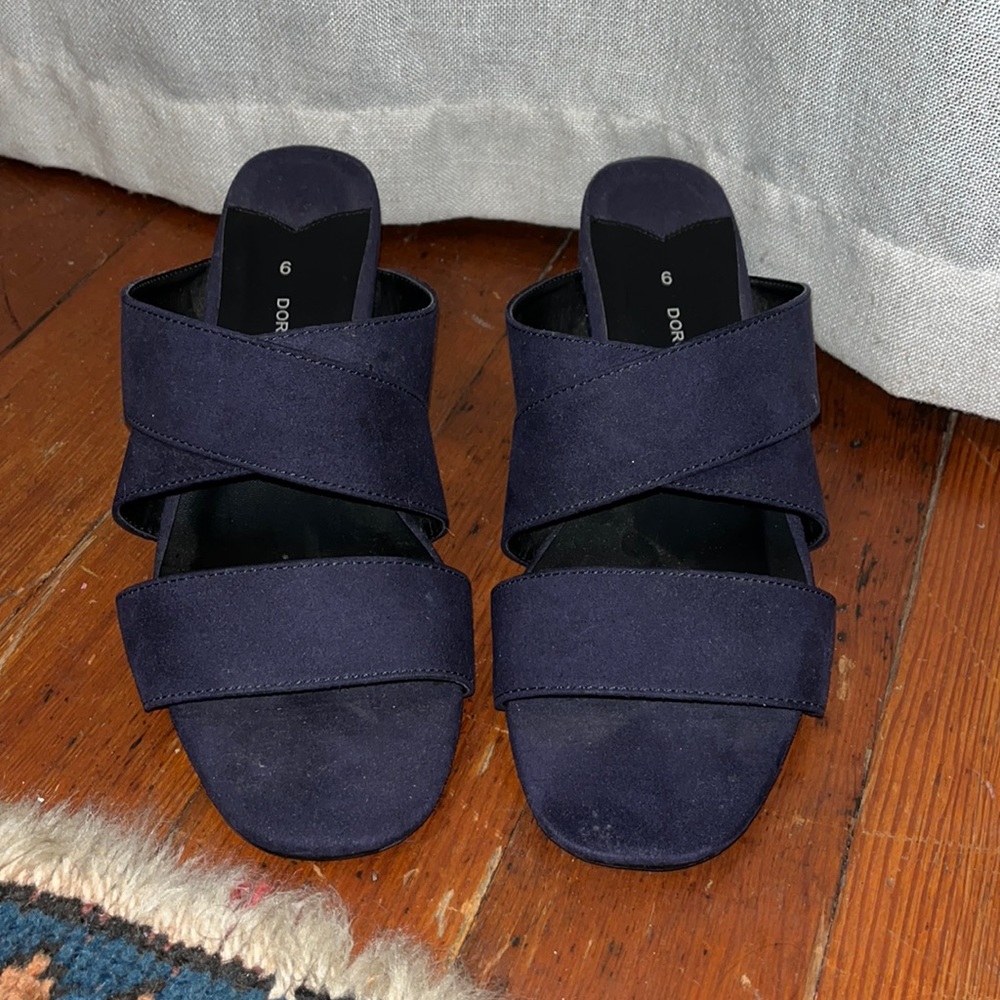 Dorthy Perkins Wide Fit Blue Sandal